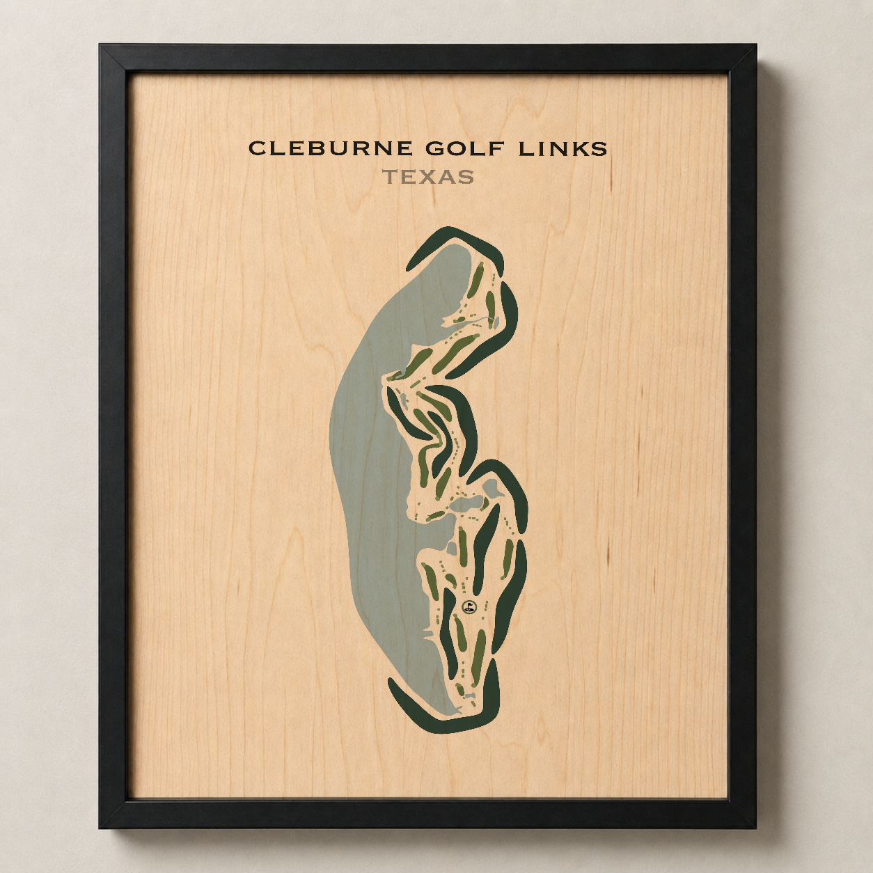 Cleburne Golf Links, Texas - Printed Golf Courses