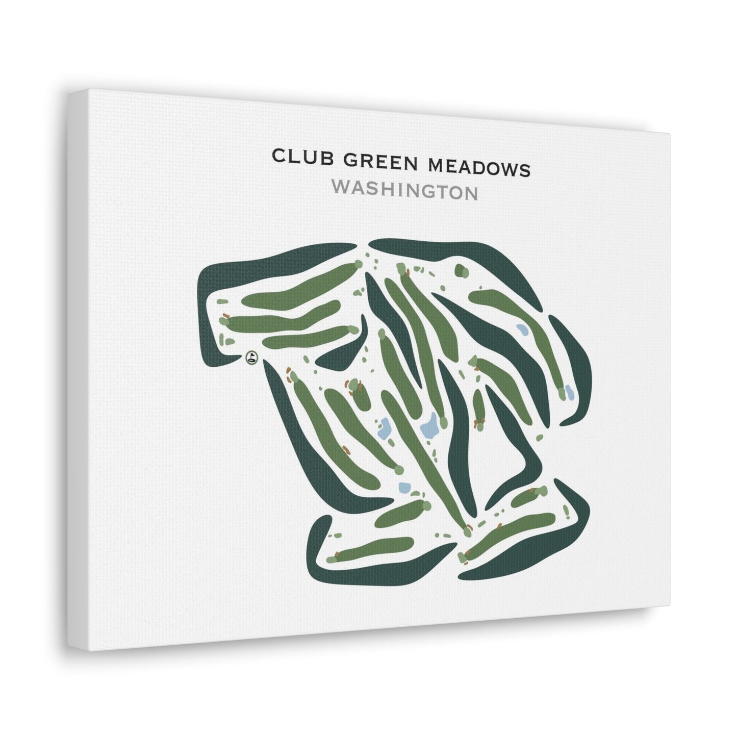 Club Green Meadows, Washington - Printed Golf Courses