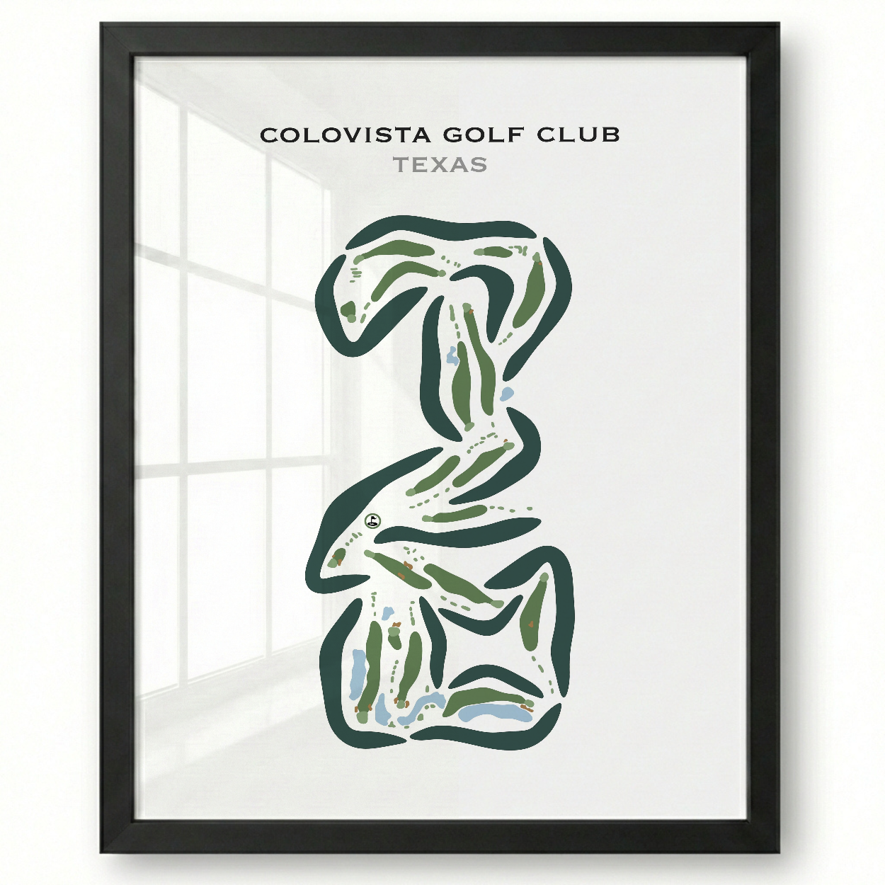 ColoVista Golf Club, Texas - Printed Golf Courses