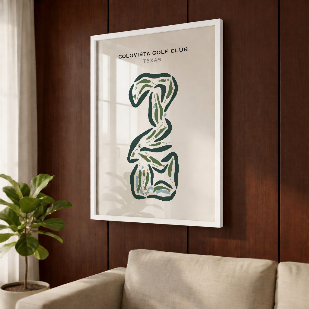 ColoVista Golf Club, Texas - Printed Golf Courses