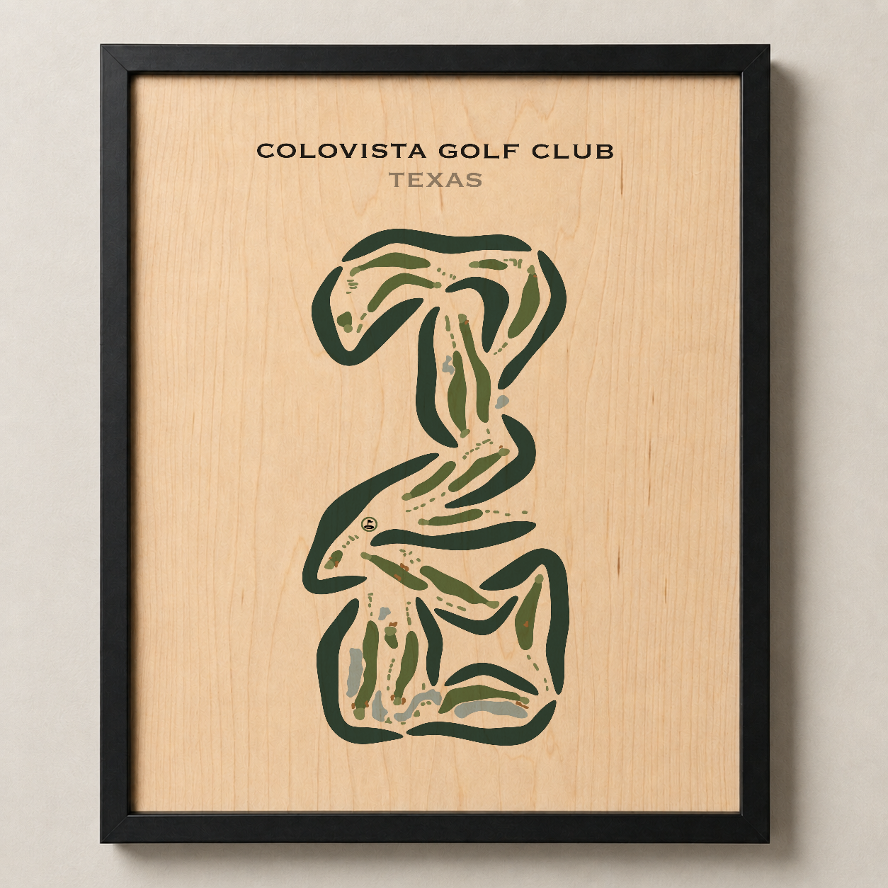 ColoVista Golf Club, Texas - Printed Golf Courses