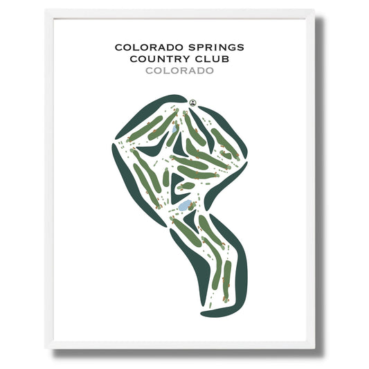 Colorado Springs Country Club, Colorado - Printed Golf Courses