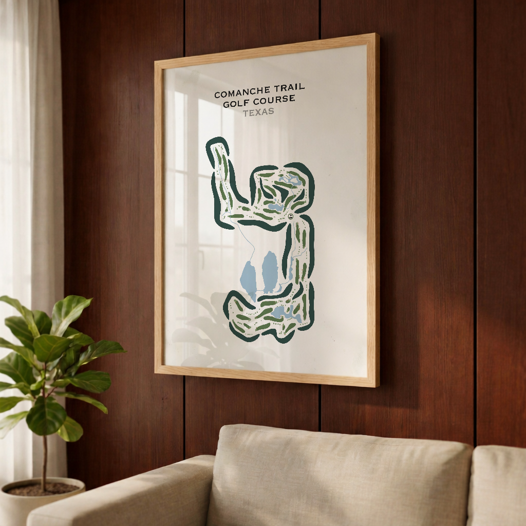 Comanche Trail Golf Course, Texas - Printed Golf Courses