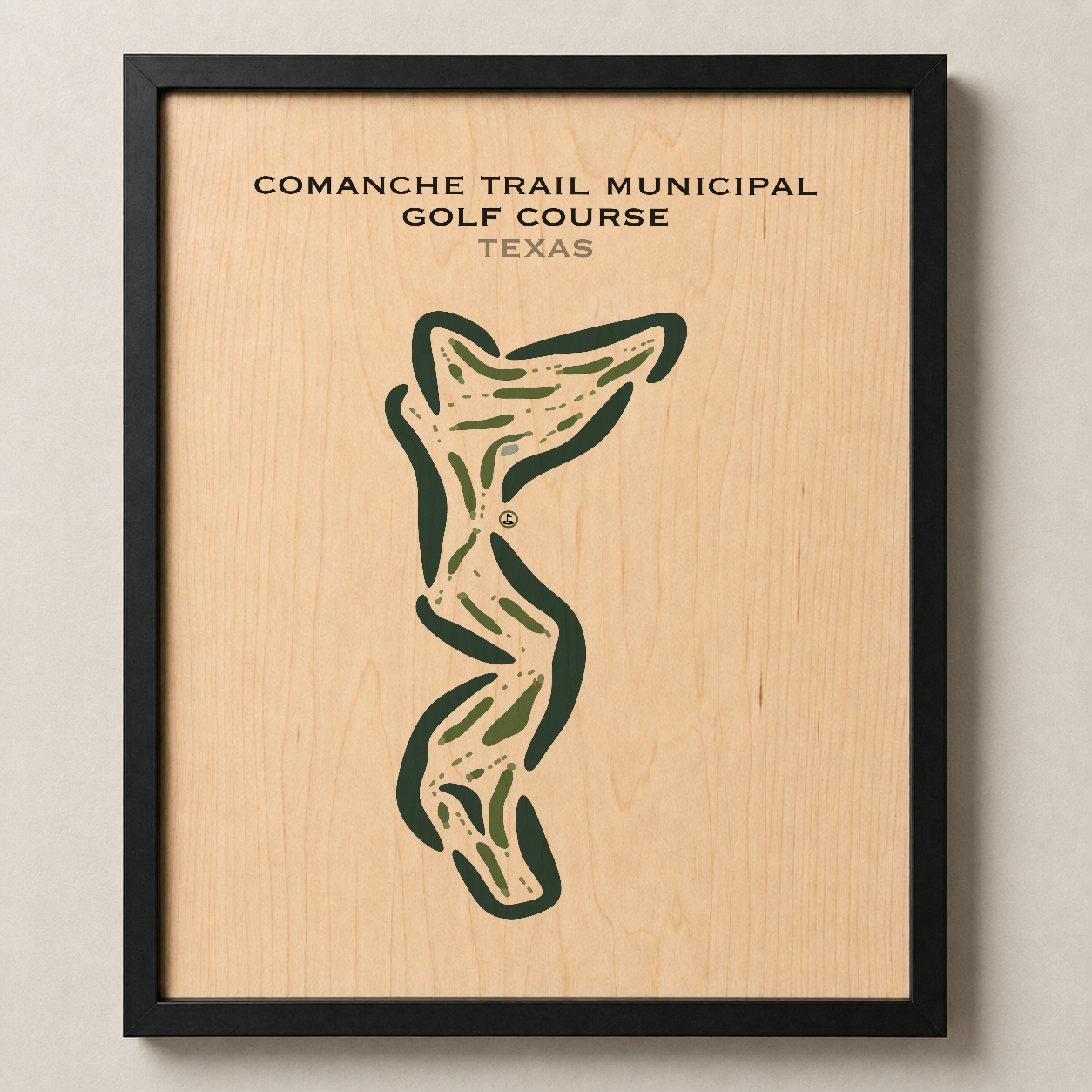 Comanche Trail Municipal Golf Course, Texas - Printed Golf Courses