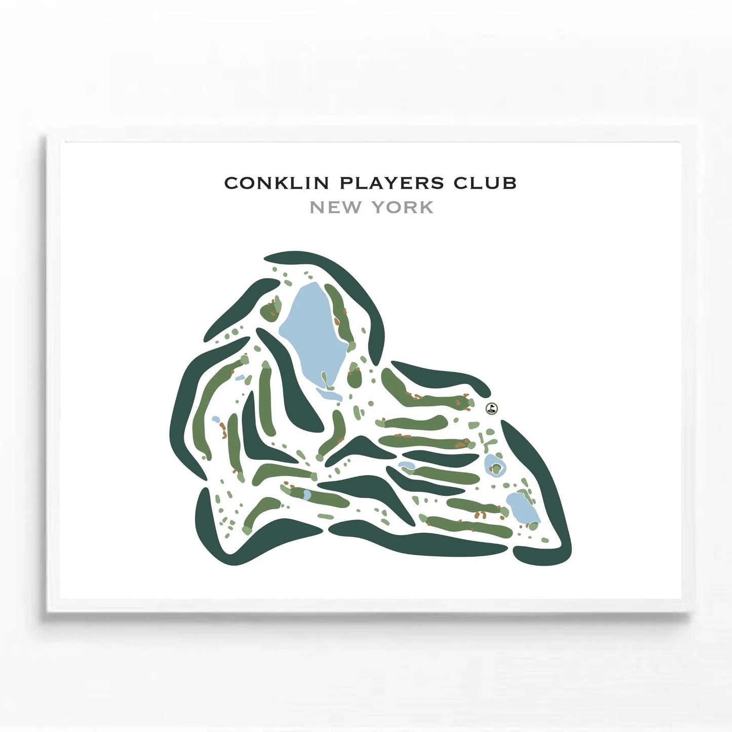 Conklin Players Club, New York - Printed Golf Courses