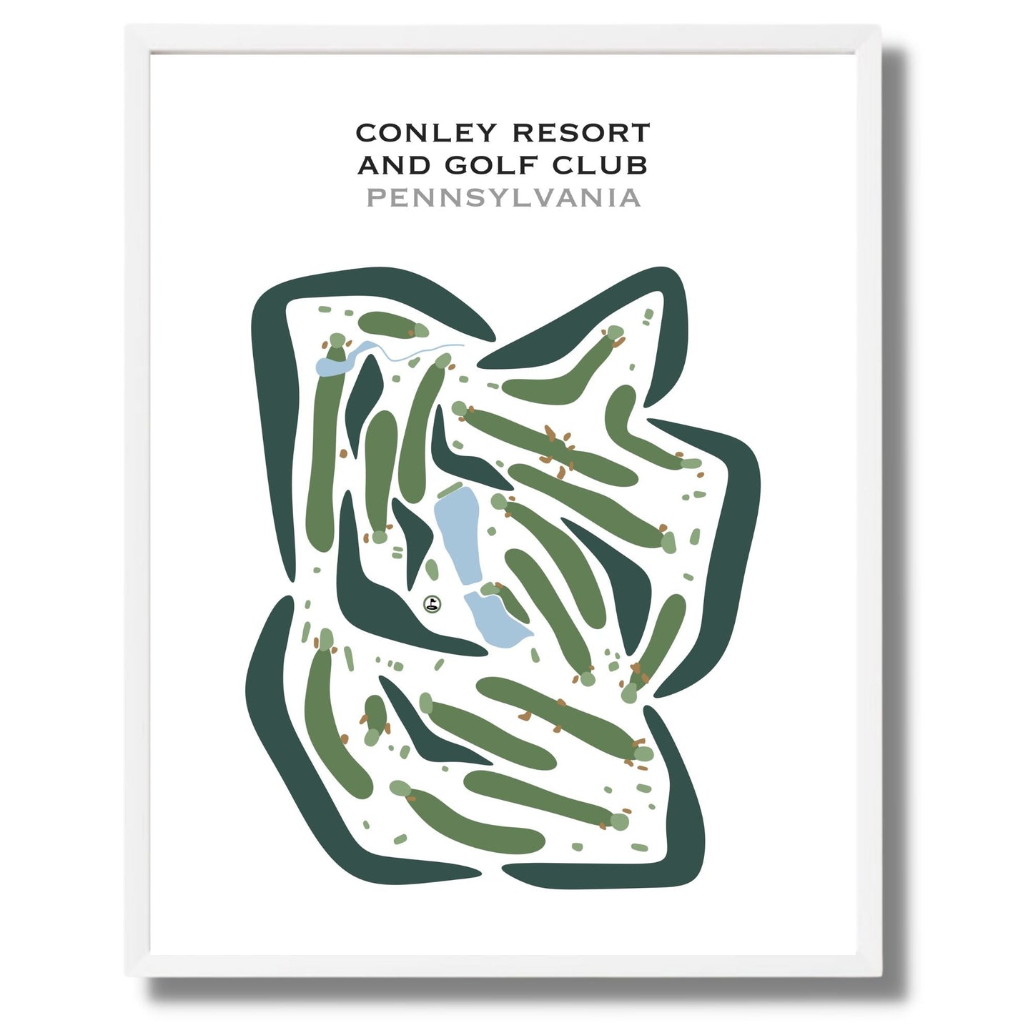 Conley Resort and Golf Club, Pennsylvania - Printed Golf Courses
