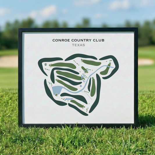 Conroe Country Club, Texas - Printed Golf Courses