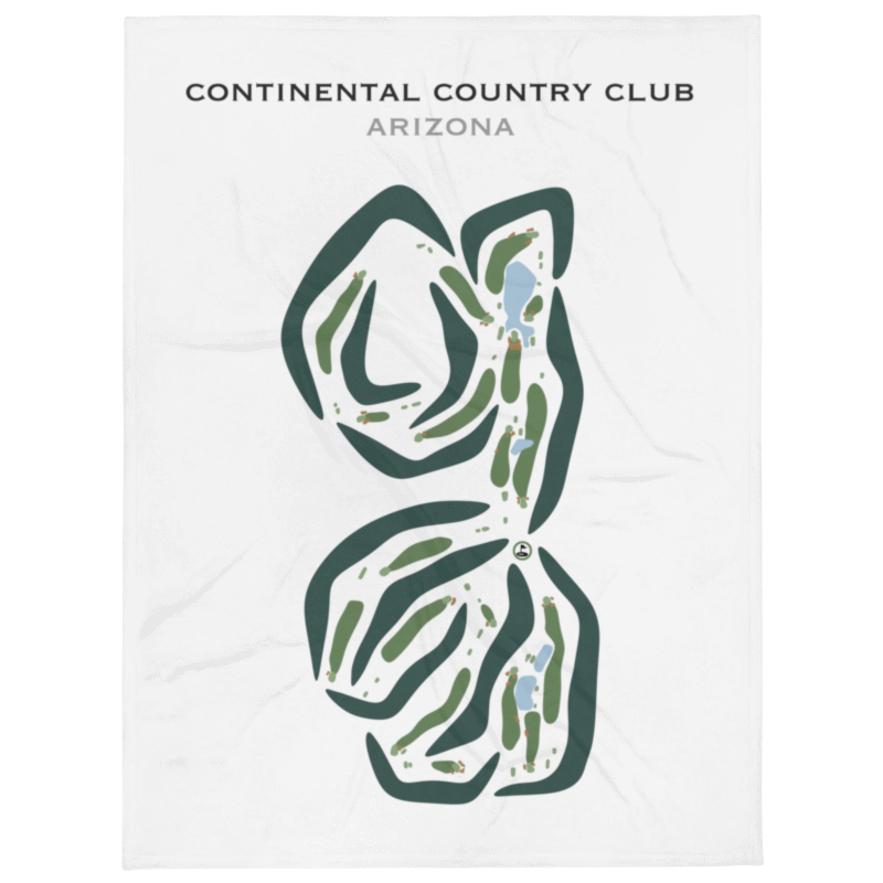 Continental Country Club, Arizona - Printed Golf Courses