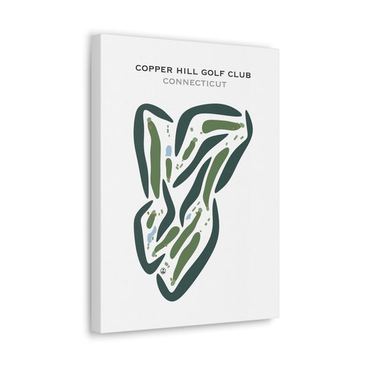 Copper Hill Golf Club, Connecticut - Printed Golf Courses