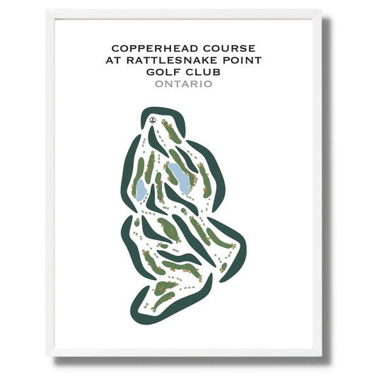 Copperhead Course at Rattlesnake Point Golf Club, Ontario, Canada - Printed Golf Courses