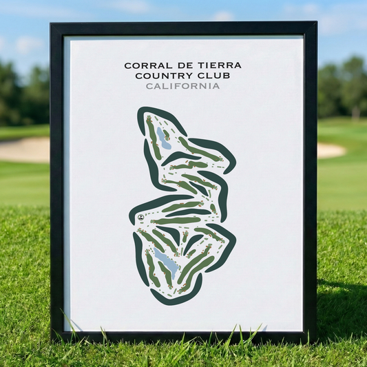 Corral de Tierra Country Club, California - Printed Golf Courses
