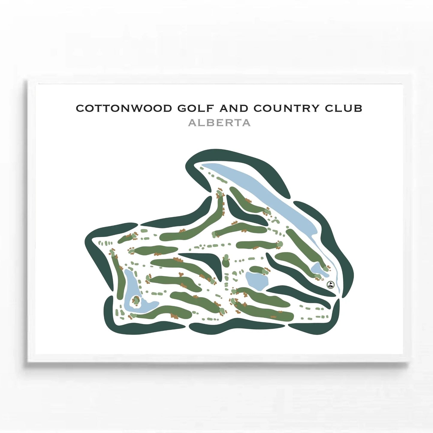 Cottonwood Golf & Country Club, Canada - Printed Golf Courses