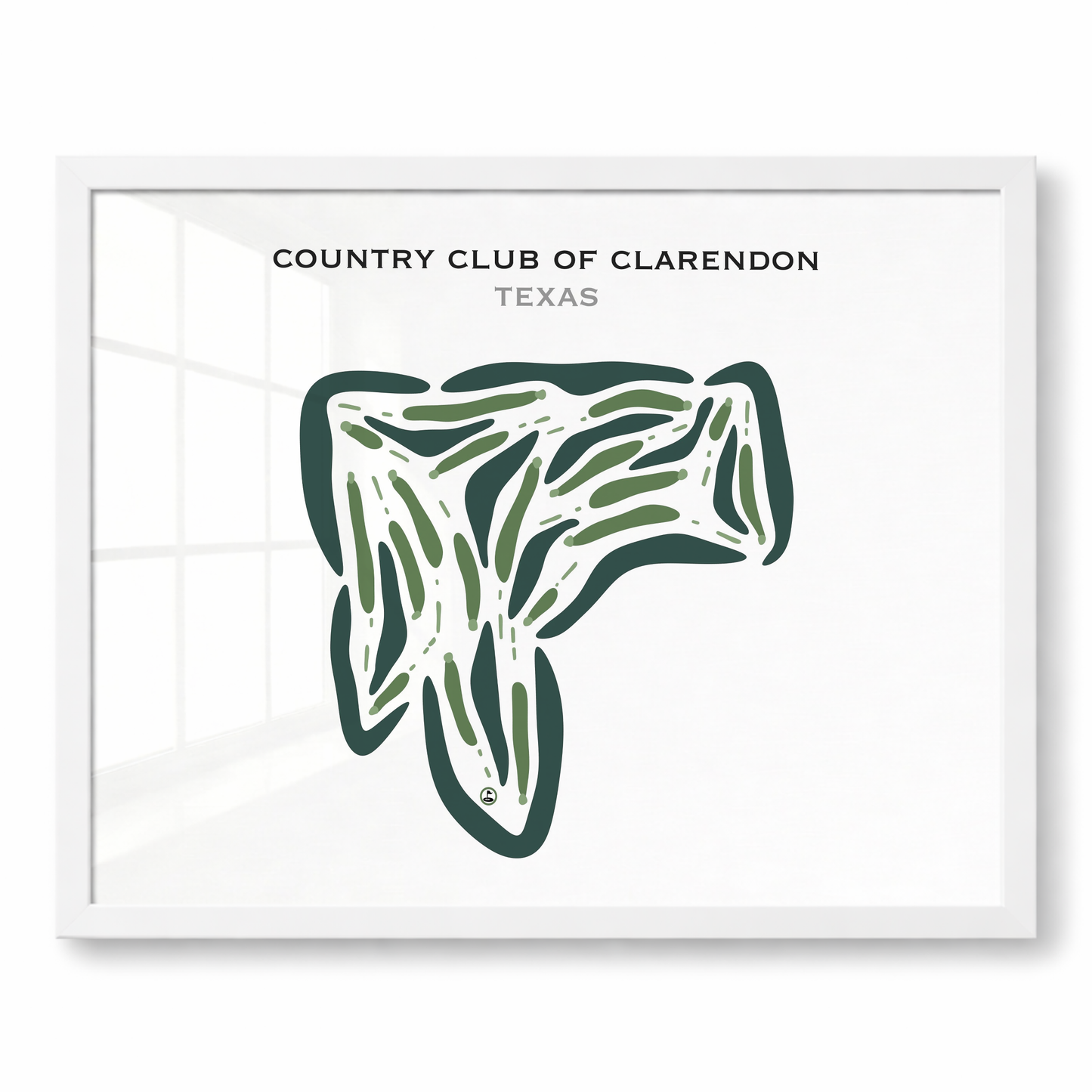 Country Club of Clarendon, Texas - Printed Golf Courses