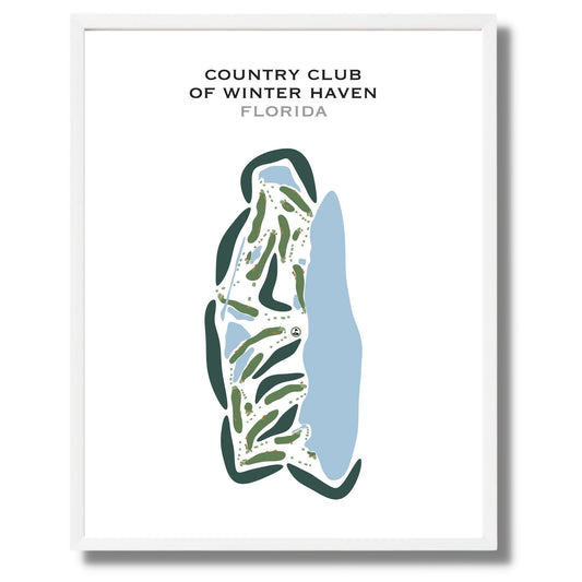 Country Club of Winter Haven, Florida - Printed Golf Courses