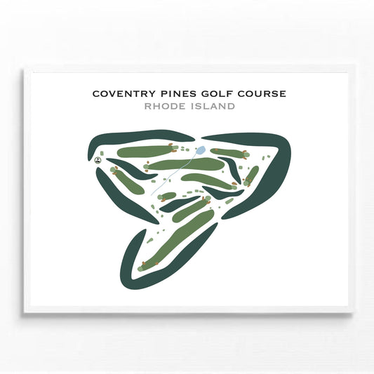 Coventry Pines Golf Course, Rhode Island - Printed Golf Courses