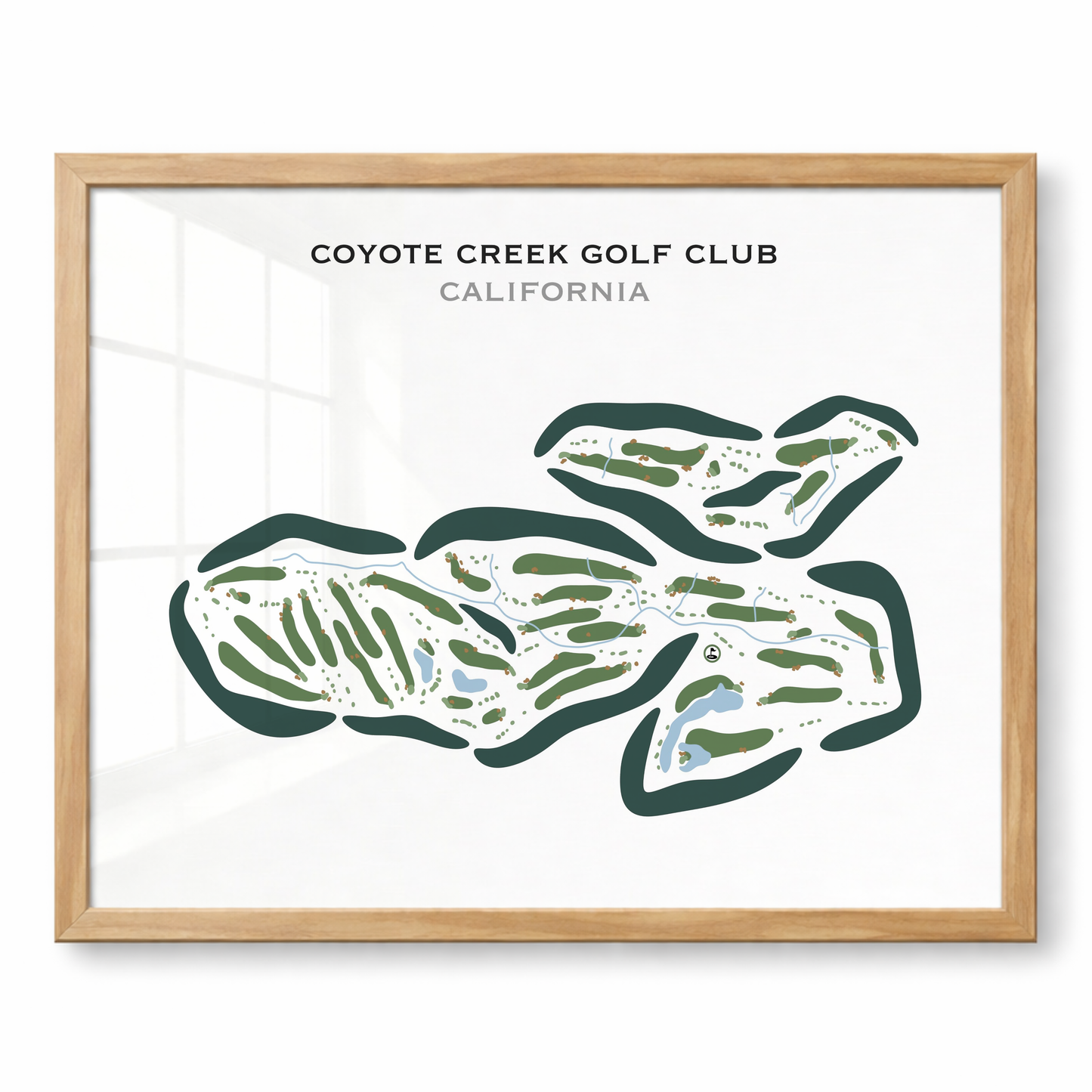 Coyote Creek Golf Club, California - Printed Golf Courses