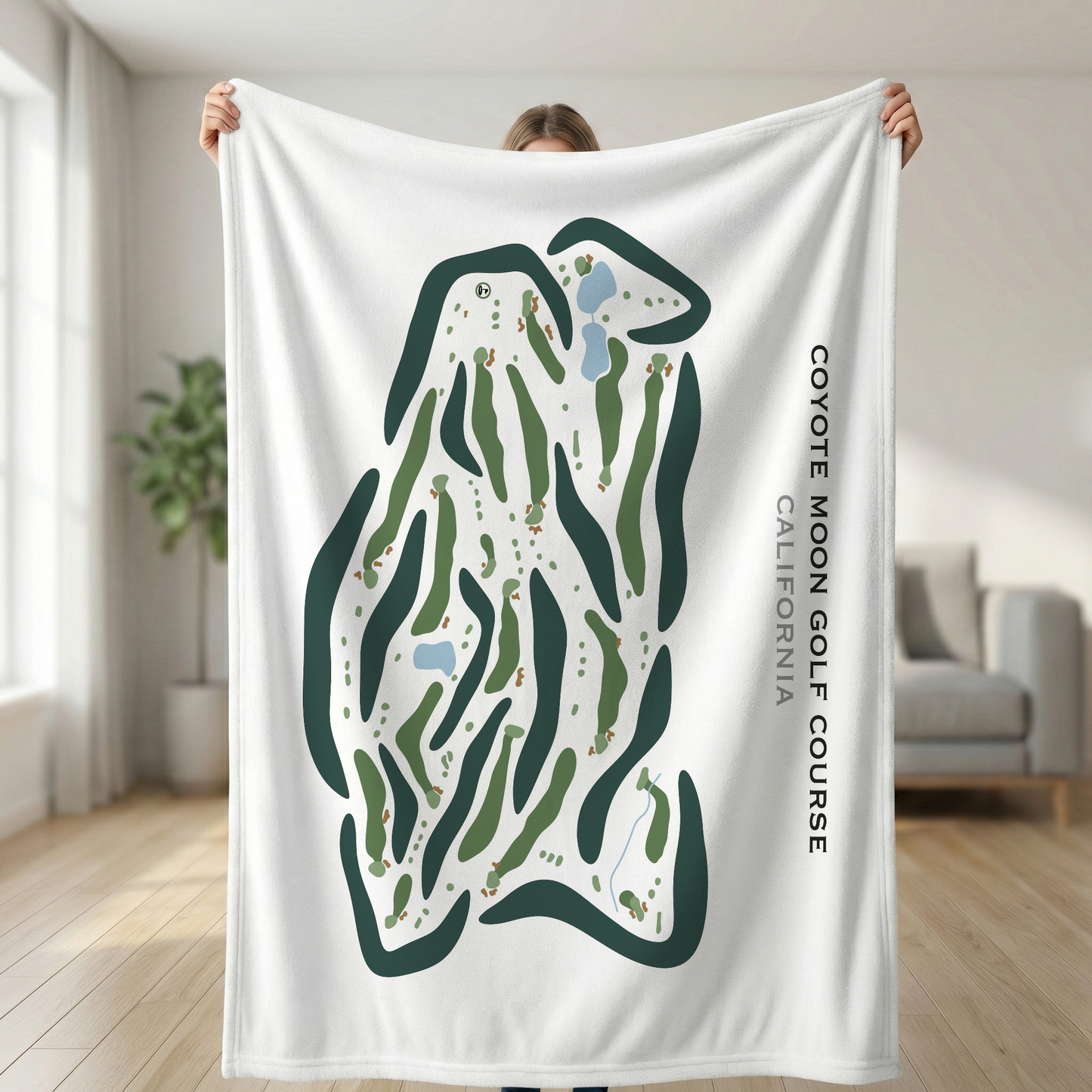 Coyote Moon Golf Course, California - Printed Golf Course