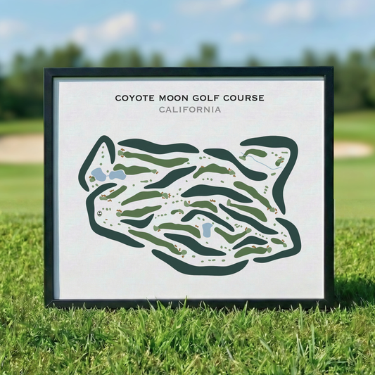 Coyote Moon Golf Course, California - Printed Golf Course