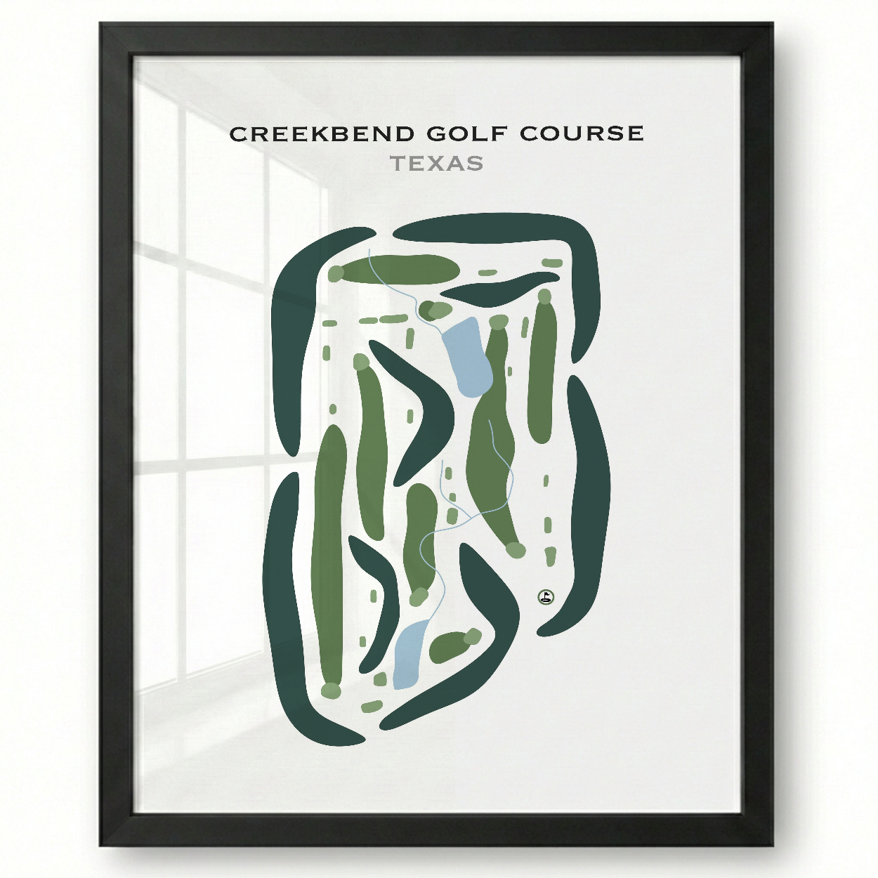 Creekbend Golf Course, Texas - Printed Golf Courses