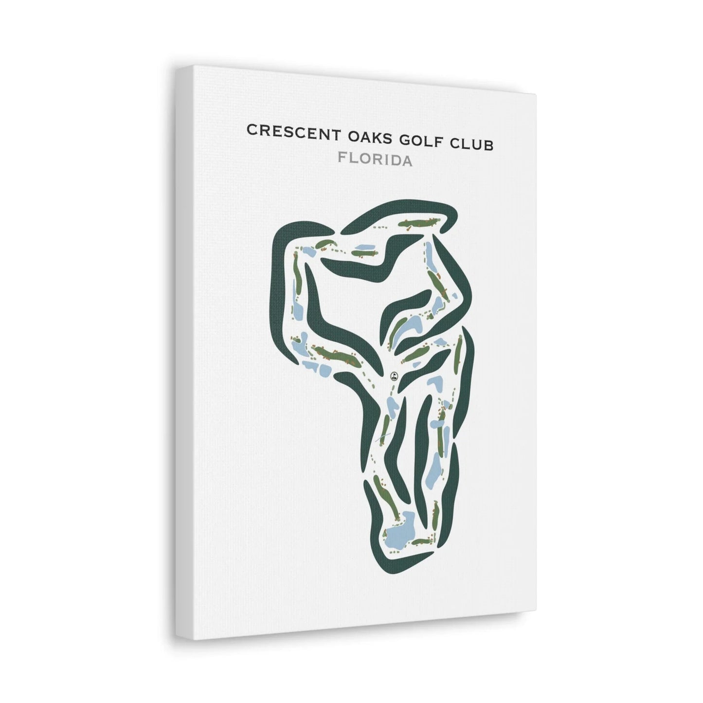 Crescent Oaks Golf Club, Florida - Printed Golf Courses