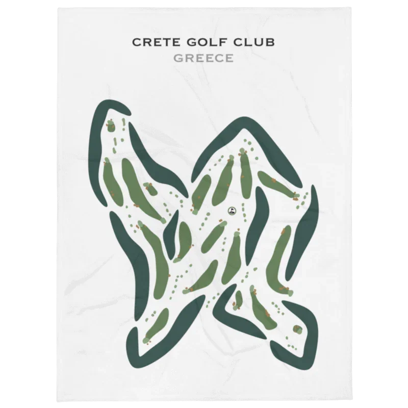Crete Golf Club, Greece - Printed Golf Courses