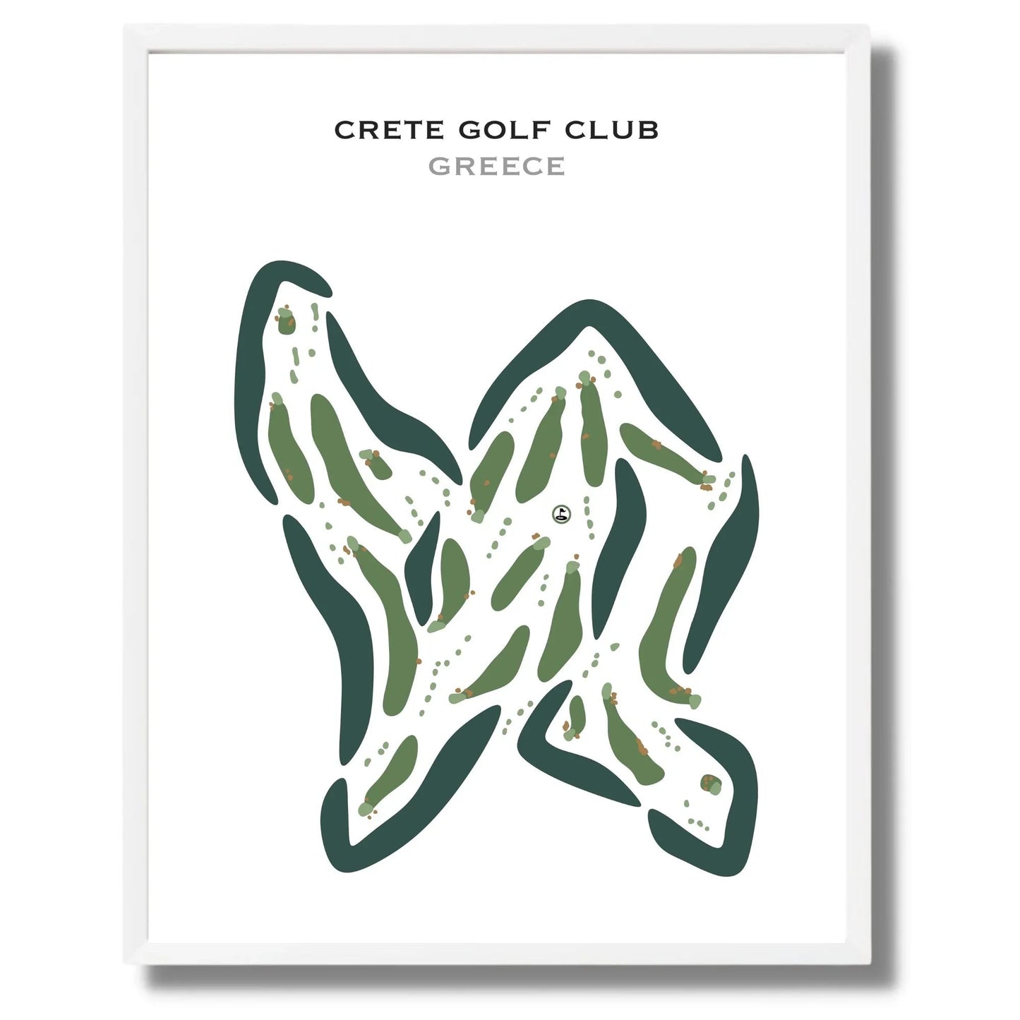 Crete Golf Club, Greece - Printed Golf Courses