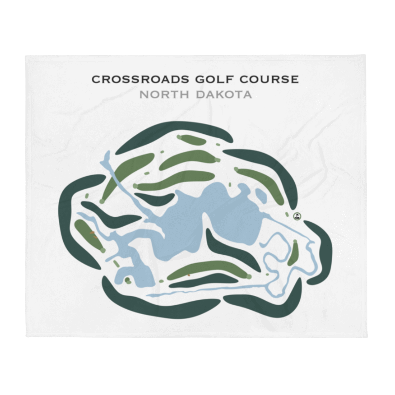Crossroads Golf Course, North Dakota - Printed Golf Courses