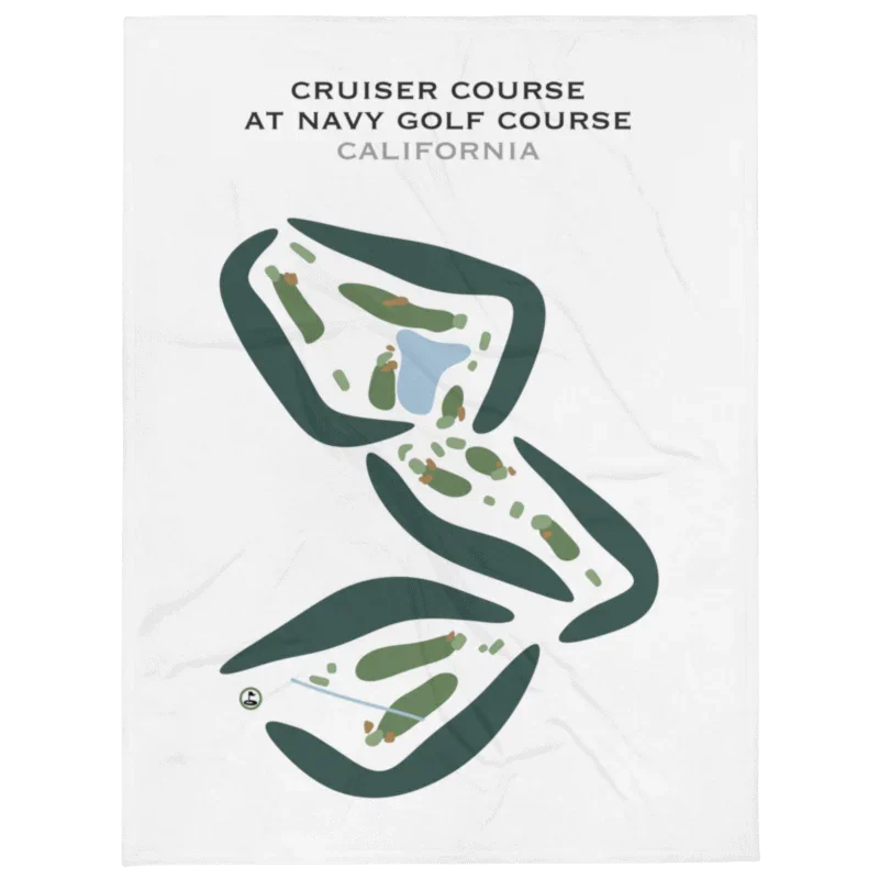 Cruiser Course at Navy Golf Course, California - Printed Golf Courses