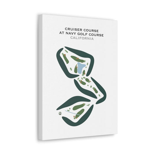 Cruiser Course at Navy Golf Course, California - Printed Golf Courses