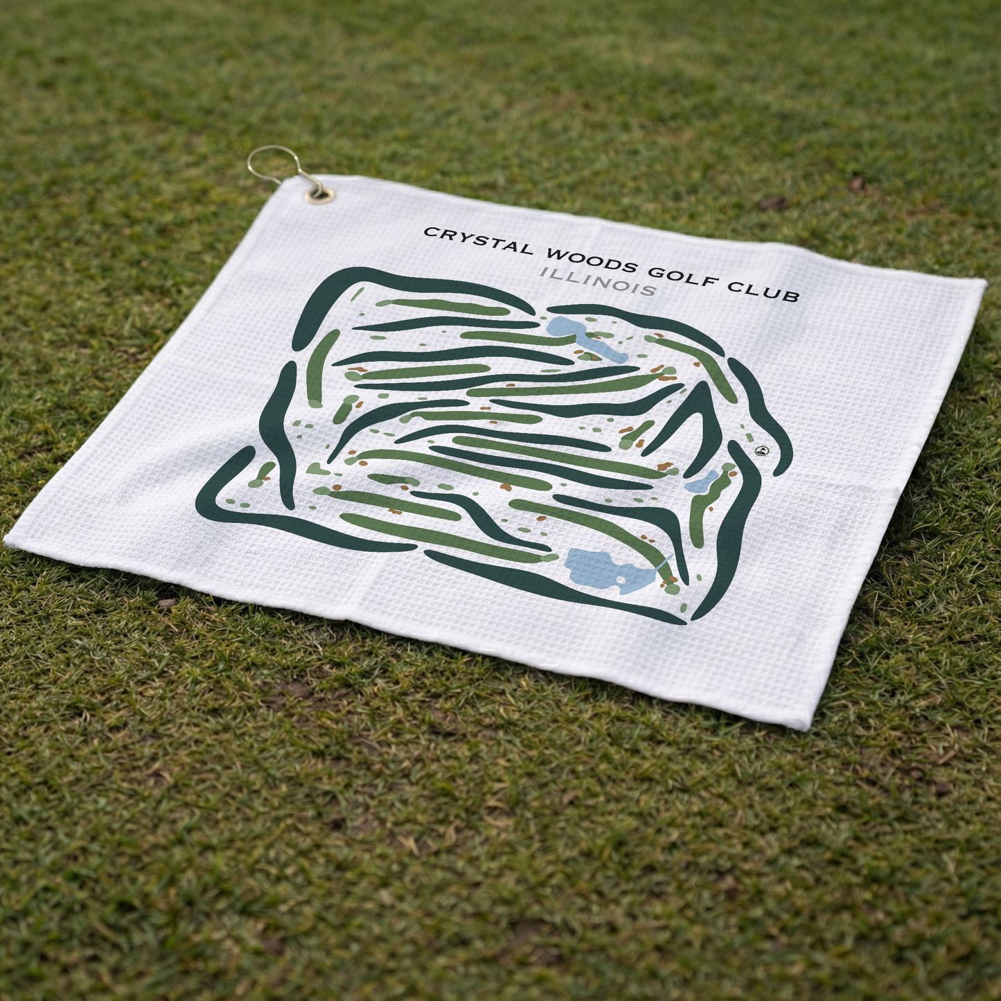 Crystal Woods Golf Club, Illinois - Printed Golf Courses