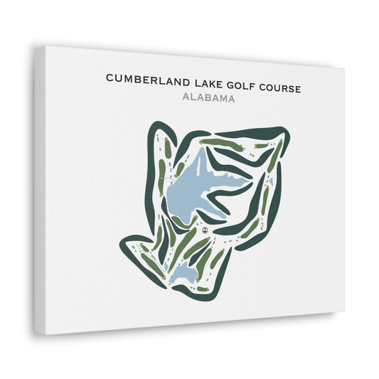 Cumberland Lake Golf Course, Alabama - Printed Golf Courses