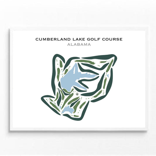 Cumberland Lake Golf Course, Alabama - Printed Golf Courses