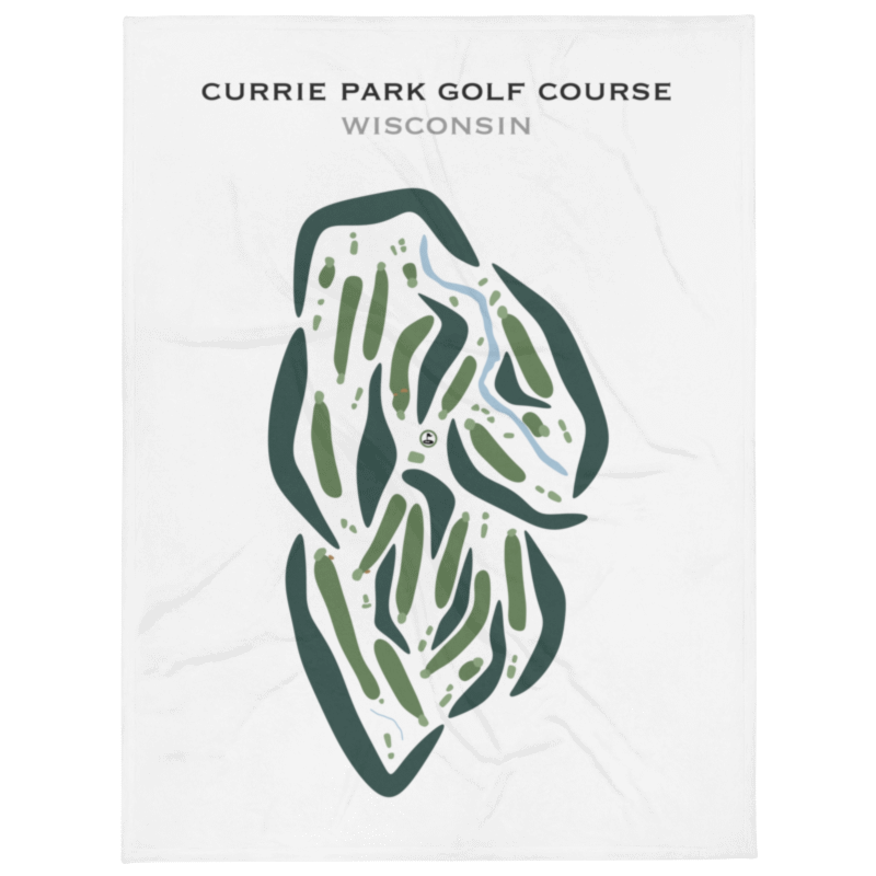 Currie Park Golf Course, Wisconsin - Printed Golf Courses