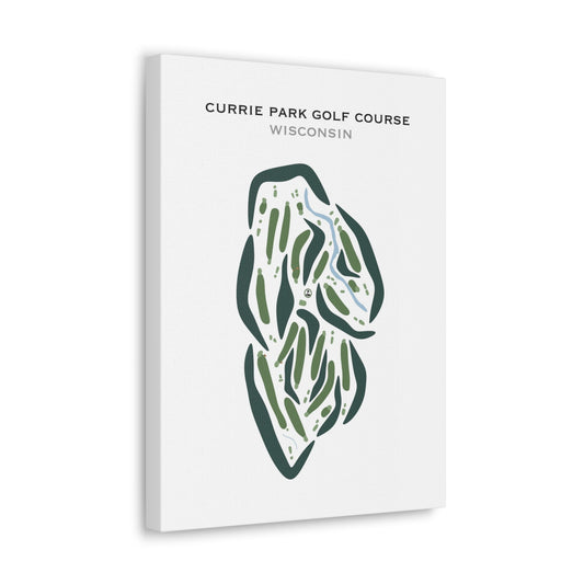 Currie Park Golf Course, Wisconsin - Printed Golf Courses