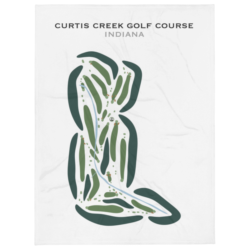 Curtis Creek Golf Course, Indiana - Printed Golf Courses