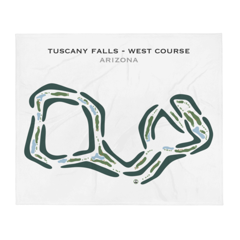 Tuscany Falls – West Course, Arizona - Printed Golf Courses