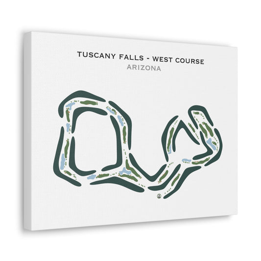 Tuscany Falls – West Course, Arizona - Printed Golf Courses