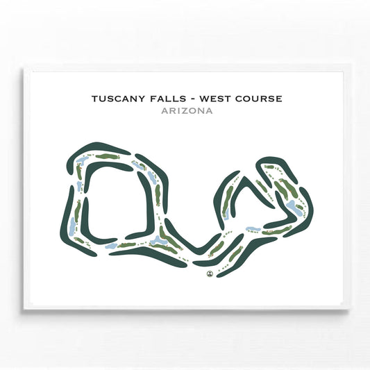 Tuscany Falls – West Course, Arizona - Printed Golf Courses
