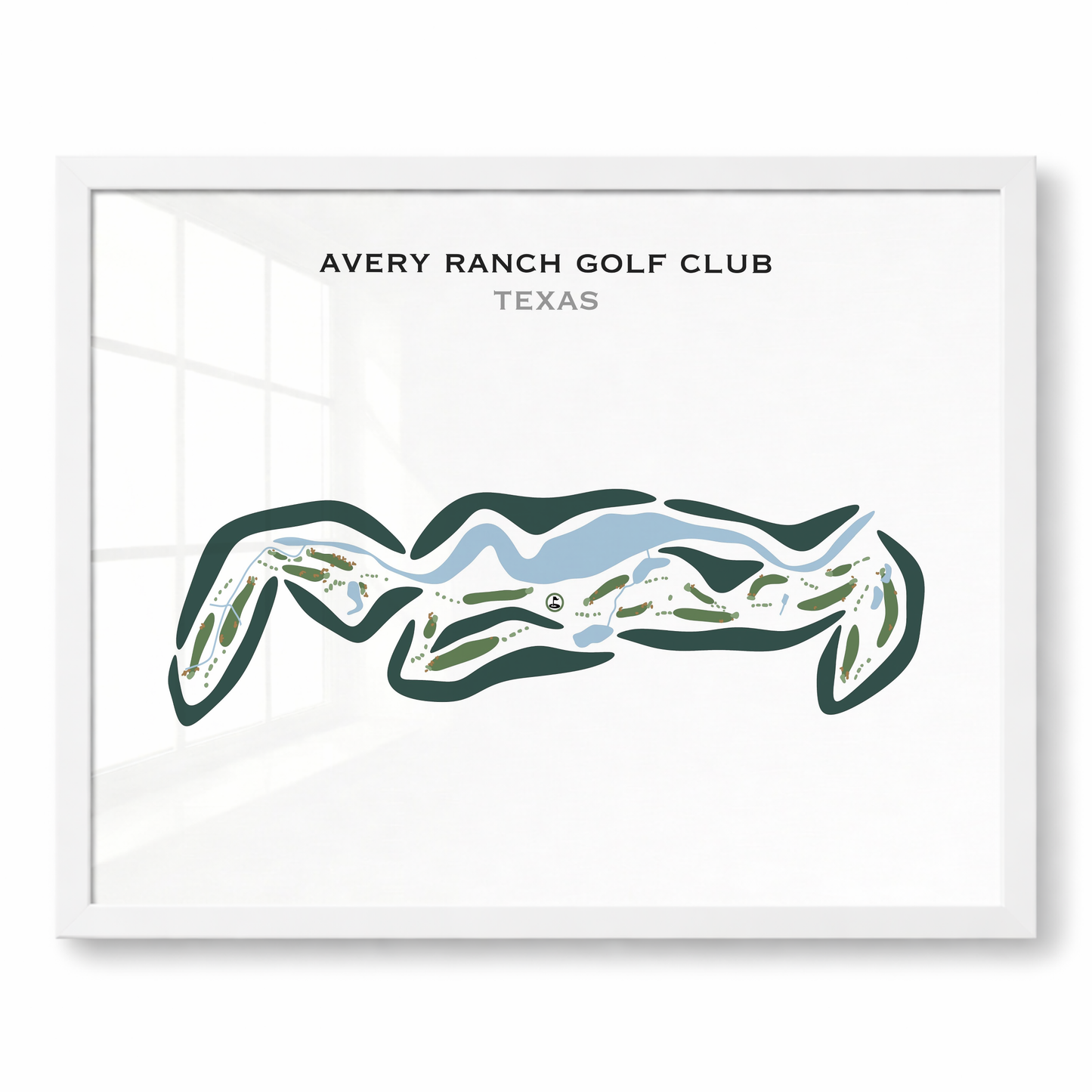 Avery Ranch Golf Club, Texas - Printed Golf Courses