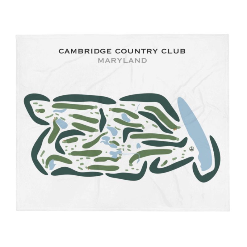 Cambridge Country Club, Maryland - Printed Golf Courses