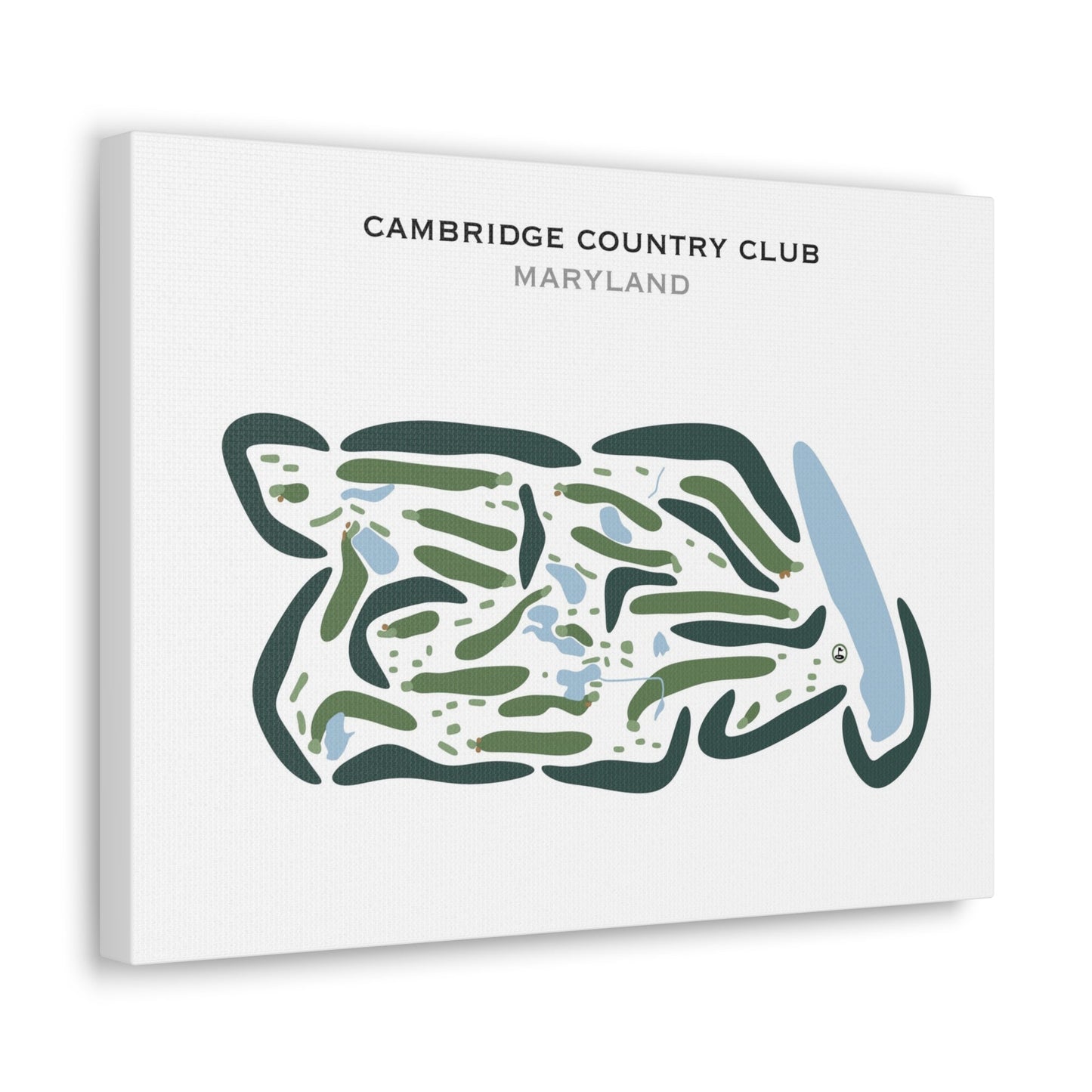 Cambridge Country Club, Maryland - Printed Golf Courses