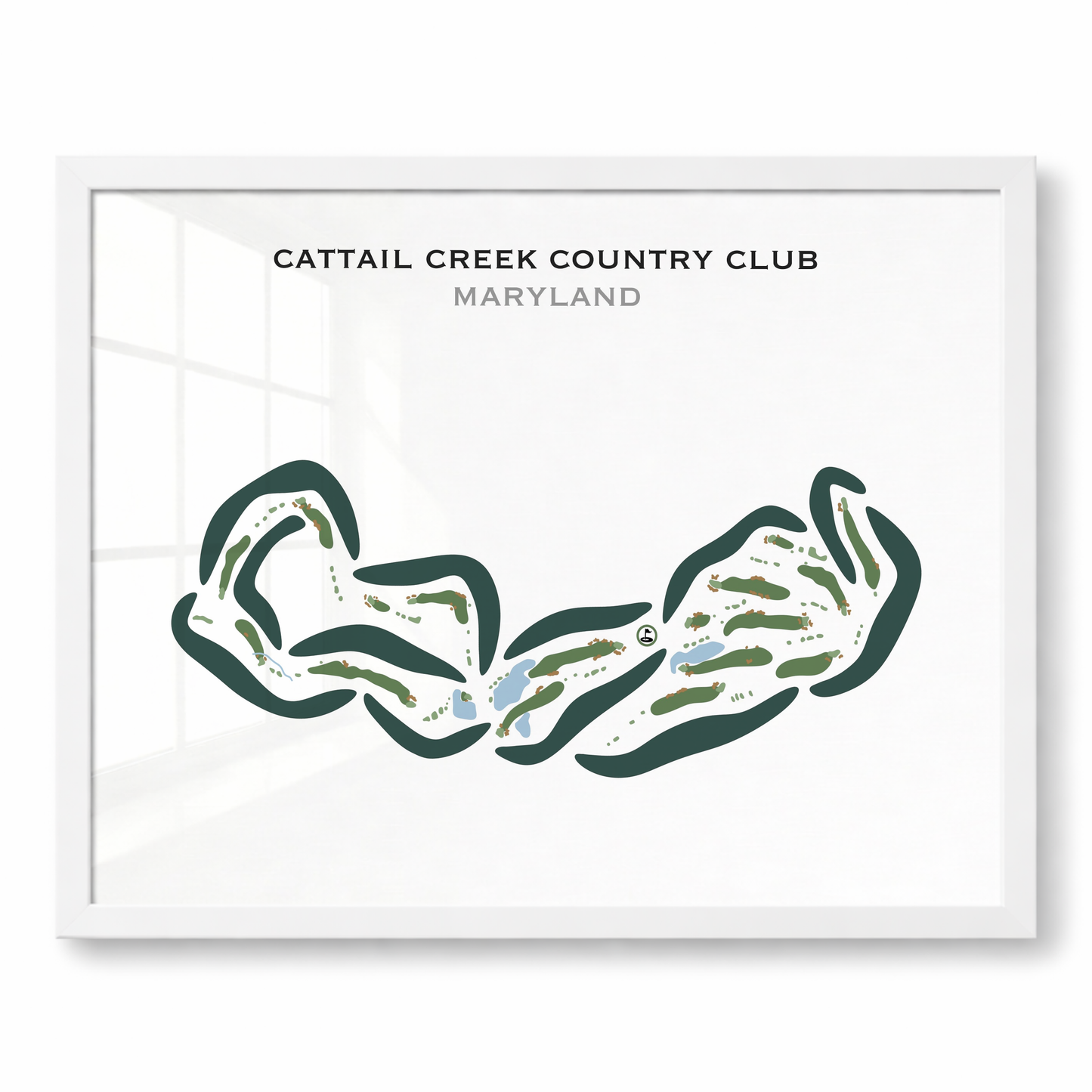 Cattail Creek Country Club, Maryland - Printed Golf Courses