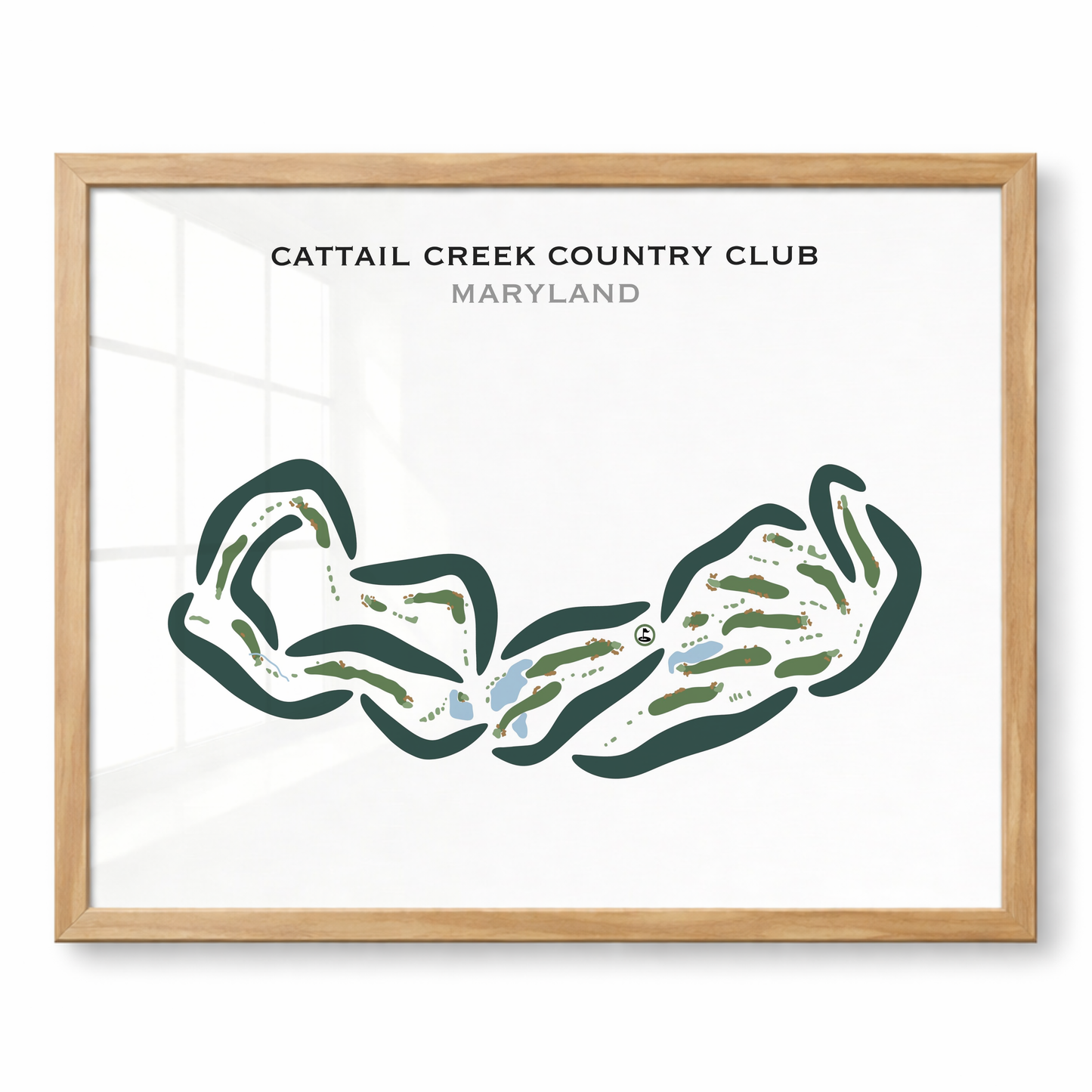 Cattail Creek Country Club, Maryland - Printed Golf Courses
