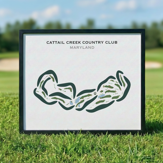 Cattail Creek Country Club, Maryland - Printed Golf Courses