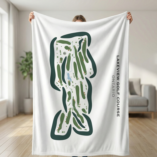 Lakeview Golf Course, Canada - Printed Golf Courses