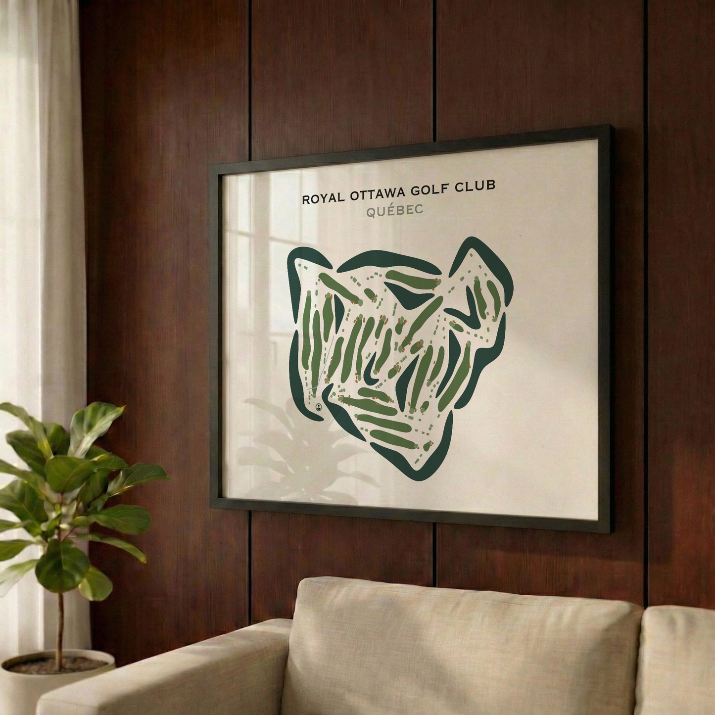 Royal Ottawa Golf Club, Quebec, Canada - Printed Golf Courses