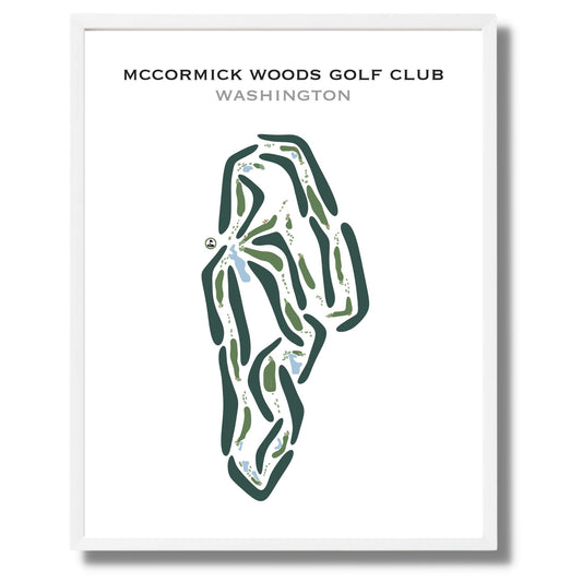 McCormick Woods Golf Club, Washington - Printed Golf Courses