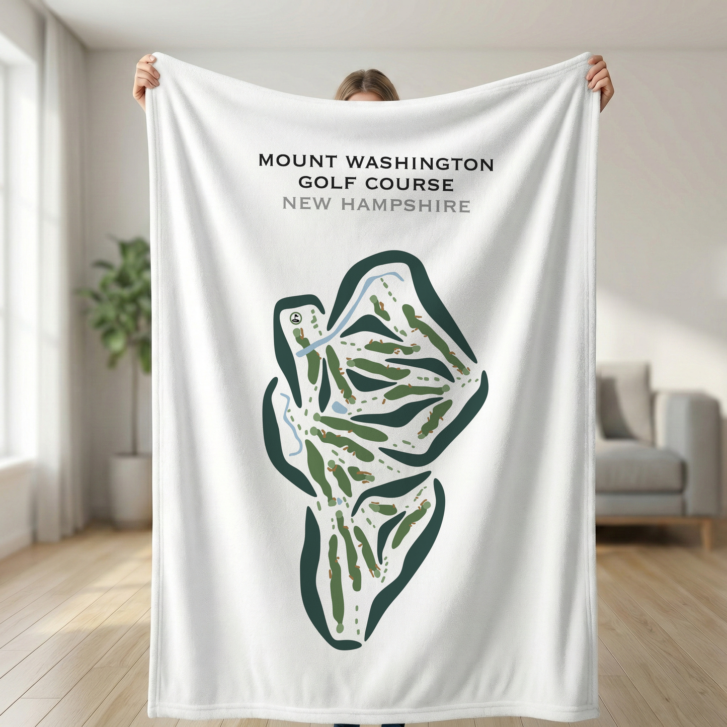 Mount Washington Golf Course, New Hampshire - Printed Golf Courses