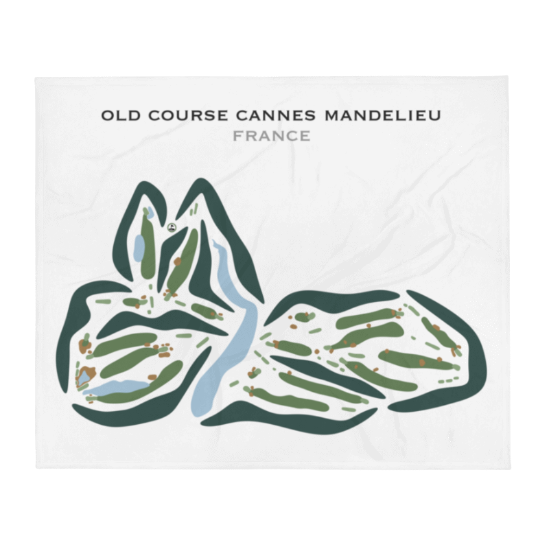 Old Course Cannes Mandelieu, France - Printed Golf Courses