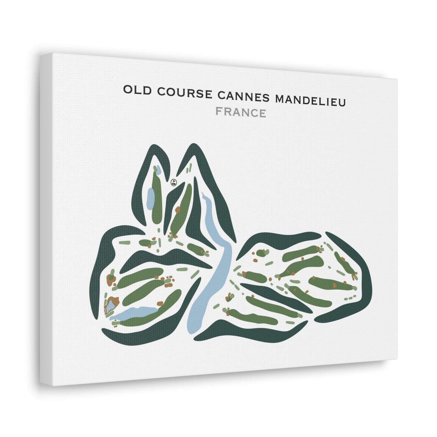 Old Course Cannes Mandelieu, France - Printed Golf Courses